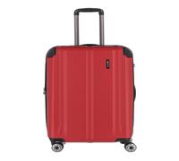 travelite Valise rouge pour femme et homme City 4W Trolley Expandable M 268222