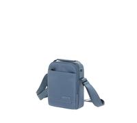 Travelite WORKFLOW Sac à bandoulière en matériau recyclé avec compartiment de sécurité, Bleu jeans, Cross Body Bag 23 cm