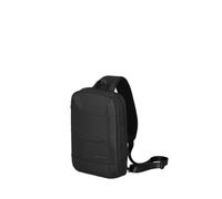 Travelite WORKFLOW Sac à bandoulière en matériau recyclé avec compartiment de sécurité, Noir, Crossover Bag 32 cm