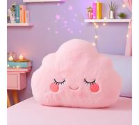TRAVELKNOT Nuage Coussin Rose Cloud Oreiller Jouet en Peluche DéCoration NoëL Saint-Valentin Cadeau d'anniversaire41x30Cm
