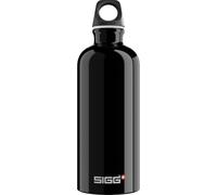 Traveller Black - Certifiée Neutre En Co2 - Convient Aux Boissons Gazeuses - Étanche & Légère - Sans Bpa - Pour Sport, Camping, Randonnée - Noir - 0,6l