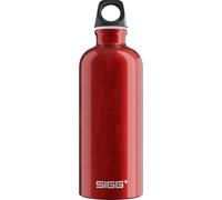 Traveller Red - Certifiée Neutre En Co2 - Convient Aux Boissons Gazeuses - Étanche & Légère - Sans Bpa - Pour Sport, Camping, Randonnée - Rouge - 0,6l