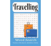 Travelling Word Search: This book also makes a great gift for travelers, retirees, vacation lovers, and puzzle fans alike | 6x9 inches, 80 pages| 40 ... Gift for Vacations, Holidays, and Free Times