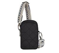 Travelon Anti-Theft Boho 2 Compartment Phone Crossbody, Bandoulière Mixte, Noir, Taille Unique