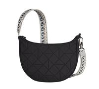 Travelon Sac à bandoulière Croissant antivol Boho, Mixte, Noir, Taille Unique