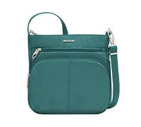 Travelon Anti-Theft Classic North/South Crossbody Bag, Sac à bandoulière Mixte, Épicéa, 11.5" x 11" x 3.5"