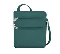 Travelon Crossbody Anti-vol Classic Slim Double Fermeture éclair, Sac à bandoulière Mixte, Épicéa, 9 x 10.5 x 1