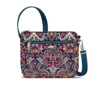 Travelon Petit Sac à bandoulière Classique est/Ouest, antivol, Cross-Body Mixte, Été, Taille Unique