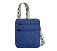 Travelon Boho Anti-vol Slim Crossbody, Mixte, Lush Blue