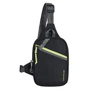 Travelon Greenlander Sac à bandoulière compact antivol, noir profond, 5"W x 7.25"H x 1.75"D, Travelon Greenlander Sac à bandoulière compact antivol