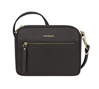 Travelon Petit sac à bandoulière Addison antivol unisexe, Noir, Taille unique, Petit sac à bandoulière Addison antivol