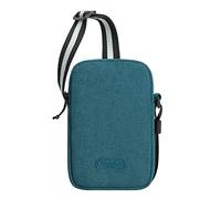 Travelon Unisexe-Adulte Coastal RFID Blocking Mini Crossbody Bandoulière, Bleu Lagon, Taille Unique
