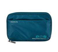 Travelon World Travel Essentials Organiseur technique, Bleu sarcelle paon, 8.5 x 5 x 1, Travelon World Travel Essentials Organiseur technique