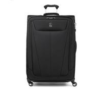 Travelpro Maxlite 5 Softside Extensible Bagage en soute avec 4 roulettes, Valise légère, Homme et Femme, Noir, Carreaux Grand, 79x54x34 cm
