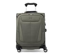 Travelpro Maxlite 5 Softside Lot de 2 valises à main extensibles avec 4 roues pivotantes et sac fourre-tout souple sous le siège léger pour homme et femme, Gris ardoise/vert, Carry-on 19-Inch, Maxlite