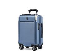 Travelpro Platinum Elite Hardside Expandable Carry on Luggage, 8 Wheel Spinner, TSA Lock, Hard Shell Polycarbonate Suitcase, Dark Sky Blue, Compact Carry on 20-inch