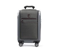 Travelpro Platinum Elite Hardside Expandable Carry on Luggage, 8 Wheel Spinner, TSA Lock, Hard Shell Polycarbonate Suitcase, Vintage Grey, Carry on Laptop Pocket 21-inch