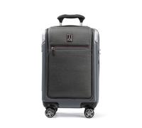 Travelpro Platinum Elite Hardside Expandable Carry on Luggage, 8 Wheel Spinner, TSA Lock, Hard Shell Polycarbonate Suitcase, Vintage Grey, Compact Carry on Laptop Pocket 20-inch