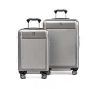 Travelpro Platinum Elite Hardside Expandable Carry on Luggage, 8 Wheel Spinner, TSA Lock, Hard Shell Polycarbonate Suitcase, Metallic Sand, Carry on 21-inch