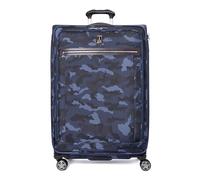 Travelpro Platinum Elite Softside Expandable Checked Luggage, 8 Wheel Spinner Large Suitcase, TSA Lock, Men and Women, Navy Camouflage, Checked Large 29-inch