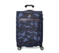 Travelpro Platinum Elite Softside Expandable Checked Luggage, 8 Wheel Spinner Suitcase, TSA Lock, Men and Women, Navy Camouflage, Checked Medium 25-inch