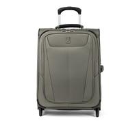 Travelpro Valise à roulettes Extensible Maxlite 5 Carry-on International, Gris Ardoise/Vert, Carry-on 20-inch, Maxlite 5 Softside Valise Verticale légère et Extensible