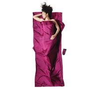 Cocoon Drap de voyage en soie Rouge 220 x 90 cm