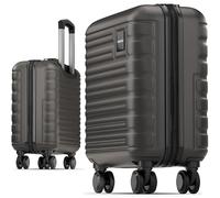 Travely Valise Cabine 45x36x20cm - adaptée pour Ryanair, Lufthansa, Eurowings et Autres. Valise Cabine 32L avec roulettes Souples et Serrure TSA Pratique, Valise de Voyage, Bagage