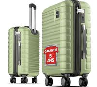 Travely Valise Cabine 55x40x20cm - adaptée pour Ryanair, Lufthansa, Eurowings et Autres. Valise Cabine 36L avec roulettes Souples et Serrure TSA Pratique, Valise de Voyage, Bagage