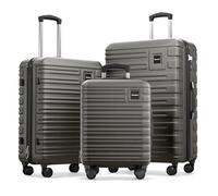 Travely Valise Cabine 55x40x20cm - adaptée pour Ryanair, Lufthansa, Eurowings et Autres. Valise Cabine 36L avec roulettes Souples et Serrure TSA Pratique, Valise de Voyage, Bagage