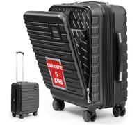 Travely Valise Cabine 55x40x23cm - Expandable adaptée Lufthansa, Eurowings et Autres. Valise Cabine 41-50L avec roulettes Souples et Serrure TSA Pratique, Valise de Voyage, Bagage