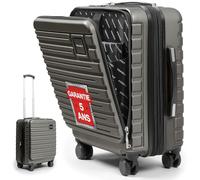 Travely Valise Cabine 55x40x23cm - Expandable adaptée Lufthansa, Eurowings et Autres. Valise Cabine 41-50L avec roulettes Souples et Serrure TSA Pratique, Valise de Voyage, Bagage
