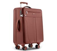 Travely Valise en Tissu L - Valise Taille Moyenne avec 4 roulettes et Cadenas TSA à Combinaison - Valise Souple avec Soufflet Extensible, fabriquée en matériau résistant à la déchirure et déperlant