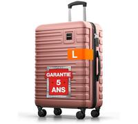 Travely Valise, Taille L, 67 cm, Volume intérieur 60 L, Valise à Coque Rigide très Robuste avec roulettes Souples et Serrure TSA, Valises, Valises à roulettes