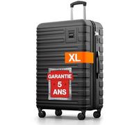 Travely Valise, Taille XL, 77 cm, Volume intérieur 100 L, Dimensions 158 cm, Valise à Coque Rigide très Robuste avec roulettes Souples et Serrure TSA, Valises, Valises à roulettes