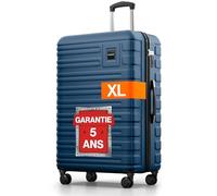 Travely Valise, Taille XL, 77 cm, Volume intérieur 100 L, Dimensions 158 cm, Valise à Coque Rigide très Robuste avec roulettes Souples et Serrure TSA, Valises, Valises à roulettes