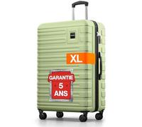 Travely Valise, Taille XL, 77 cm, Volume intérieur 100 L, Dimensions 158 cm, Valise à Coque Rigide très Robuste avec roulettes Souples et Serrure TSA, Valises, Valises à roulettes
