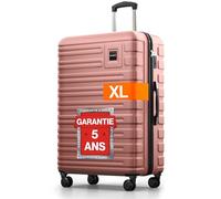 Travely Valise, Taille XL, 77 cm, Volume intérieur 100 L, Dimensions 158 cm, Valise à Coque Rigide très Robuste avec roulettes Souples et Serrure TSA, Valises, Valises à roulettes