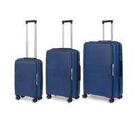 TravelZ Swinger Ensemble de valises - 3 set de Valises Bleu