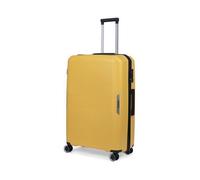 TravelZ Swinger Leger Valise Grande Taille Rigide 105 litres - Serrure TSA - Jaune
