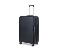 TravelZ Swinger Leger Valise Grande Taille Rigide 105 litres - Serrure TSA - Noir
