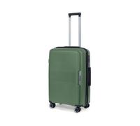 TravelZ Swinger Valise Moyenne 75 ltr extensible - Trolley Rigide 67cm et serrure TSA - Vert
