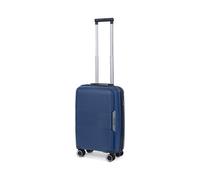 TravelZ Swinger Valise Polypropylene Cabine - Bagage a Main Petit Valise Cabine avec Serrure TSA (Bleu, 55cm)