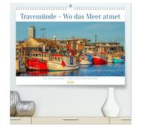 Travemünde - Wo das Meer atmet (hochwertiger Premium Wandkalender 2026 DIN A2 quer), Kunstdruck in Hochglanz: Ein atmosphärischer Kalender mit zwölf ... begleiten den Blick auf das Meer - Mona