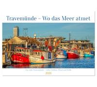 Travemünde - Wo das Meer atmet (Tischkalender 2026 DIN A5 quer), CALVENDO Monatskalender: Ein atmosphärischer Kalender mit zwölf stimmungsvollen ... begleiten den Blick auf das Meer - Mona