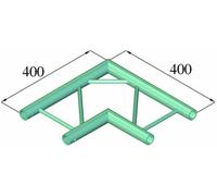 Traverse 2 points coin 90 ° Alutruss DECOLOCK DQ2-PAC21H