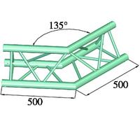Traverse 3 points coin 135 ° Alutruss TRILOCK 6082AC-23