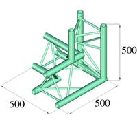 Traverse 3 points coin 3 directions 90 ° Alutruss TRILOCK 6082AL-33