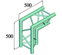 Traverse 3 points coin 90 ° Alutruss TRILOCK 6082AC-25