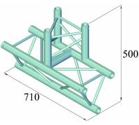 Traverse 3 points pièce en T 90 ° Alutruss TRILOCK 6082AT-38